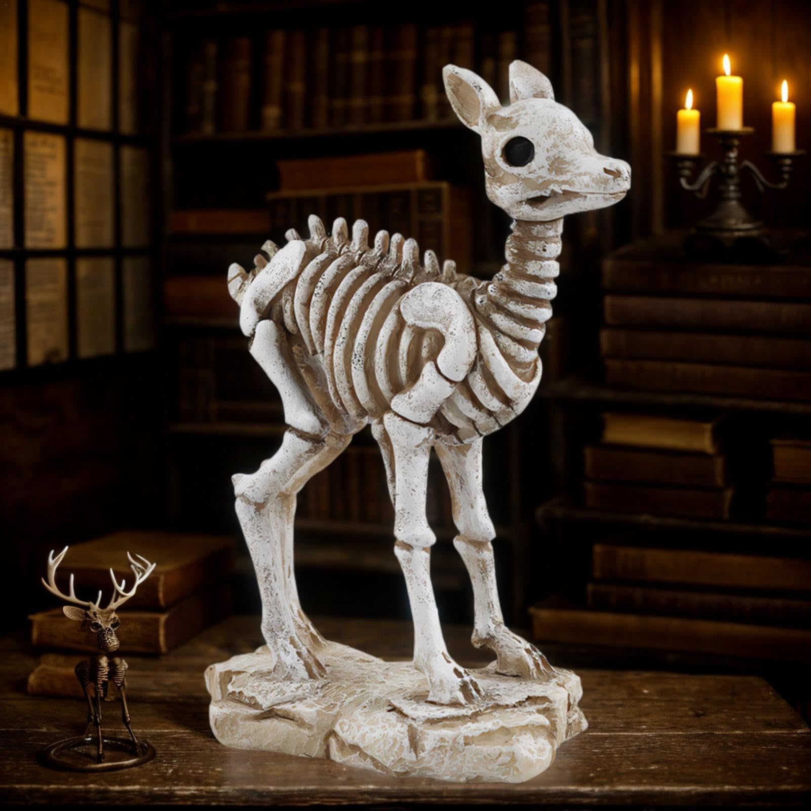 Amazon.co.jp: 鹿の骨の装飾、スケルトン鹿の飾り,ハロウィン ホーム